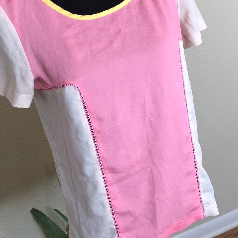 Gianni Bini Color Block Blouse XS - Picture 2 of 6
